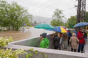 Population victime inondation