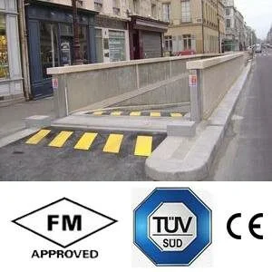 Certifications des barrières automatiques anti-inondation pour entrée de parkings souterrains