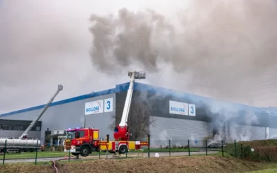 Risques d’incendie dans les entrepôts de stockage de batteries
